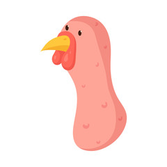 Vector design of donkey and face icon. Collection of donkey and cute stock symbol for web.