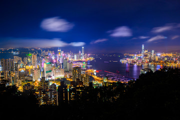 Stunning Light show in Hong Kong