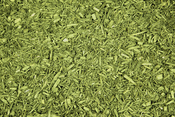 green mulch or herbs