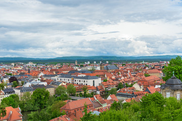 Fototapeta na wymiar Panoramic view of Bamberg