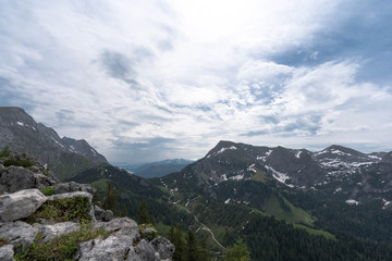 panoramic view of the mountains