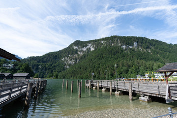 Fototapeta premium port on lake