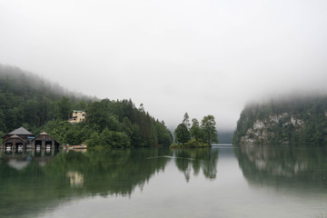 Königssee in fog