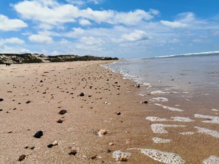 holiday summer beach sky sand wind