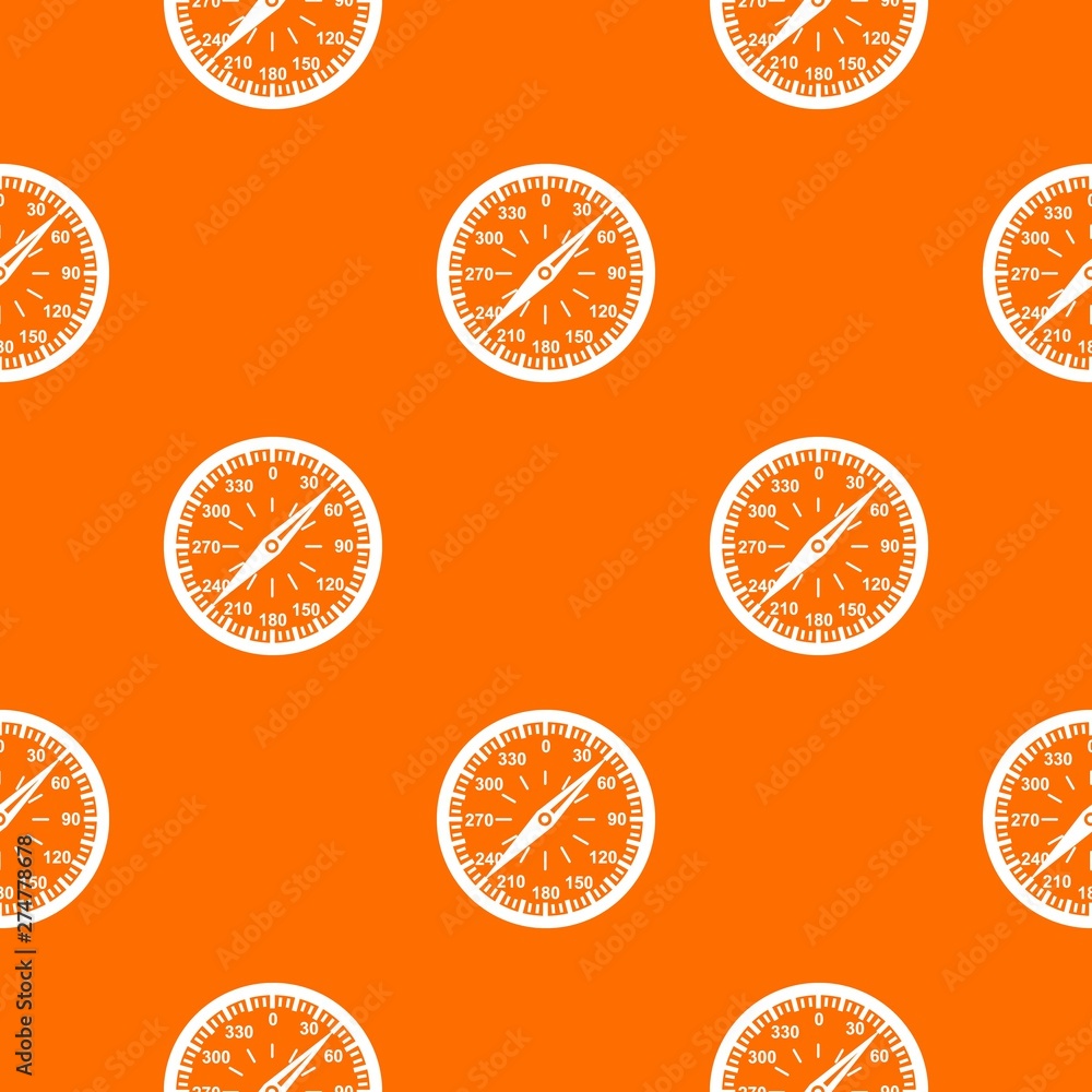 Poster compass pattern vector orange for any web design best