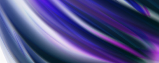 Glossy colorful liquid waves abstract background,, modern techno lines