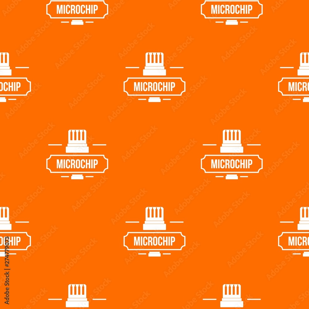 Poster new technology pattern vector orange for any web design best