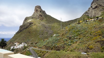 scenic mountain landscape in anaga mountains