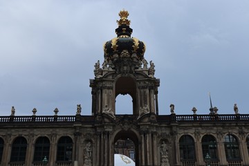 Dresden Altstadt Oldtown Rundgang Sightseeting Brunnen Gebäude Brühlsche Terrasse Alberitum Cannaletto 