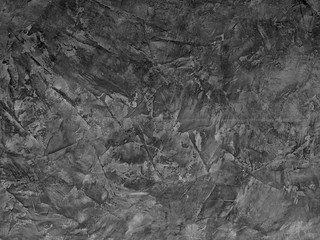 Texture of old dark gray cement wall, concrete wall for background
