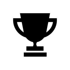 Trophy icon vector. champions cup icon illustration.