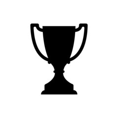 Fototapeta na wymiar Trophy icon vector. champions cup icon illustration.