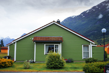 little country is situated among spellbinding landscape of Norwegian nature with high charming mountains and hills