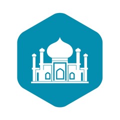 Mosque icon in simple style on a white background vector illustration