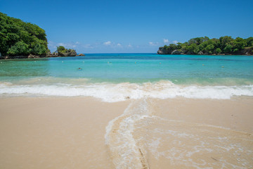 Boston Beach, Jamaica, a beach close to Port Antonio, in the north-east part of the island - Powered by Adobe