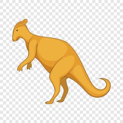 Oviraptor icon. Cartoon illustration of oviraptor vector icon for web
