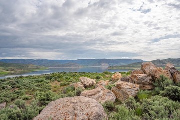 Fototapeta na wymiar Colorado Mountain Lake