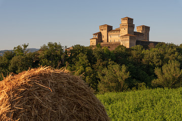 Historic castle on the Italian hills