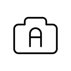 Obraz premium Camera auto icon - Vector. Photo concept vector illustration.