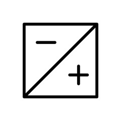 Exposure icon - Vector. Photo concept vector illustration.