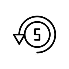 Timer, 5 icon - Vector. Photo concept vector illustration.