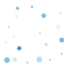  White and blue Christmas background. 