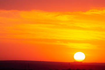 Por do sol