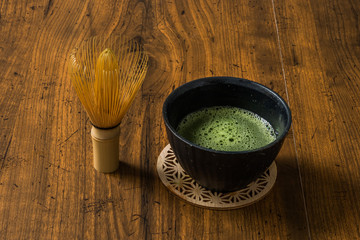 抹茶　茶道　Traditional beauty green tea of ​​Japan