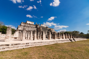 Mexico Chichen Itza Maya Ruins - The El Castillo pyramid. Uxmal, Yucatan, Mexico