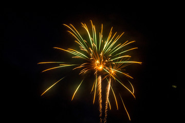 fireworks on night sky