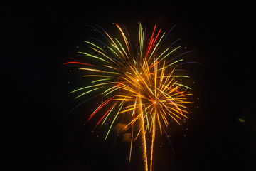 fireworks in the sky