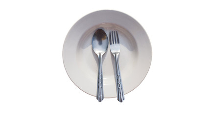  Empty food plate