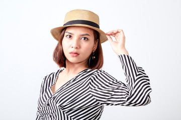 portrait asian young woman business