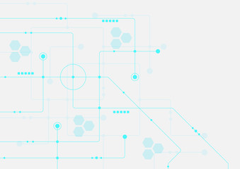 Abstract geometric connect lines and dots.Simple technology graphic background.Illustration Vector design Network and Connection concept.