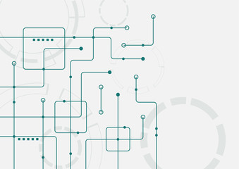 Abstract geometric connect lines and dots.Simple technology graphic background.Illustration Vector design Network and Connection concept.