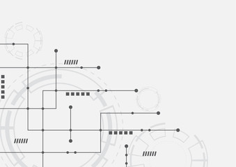 Abstract geometric connect lines and dots.Simple technology graphic background.Illustration Vector design Network and Connection concept.