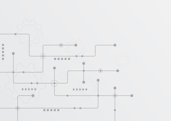 Abstract geometric connect lines and dots.Simple technology graphic background.Illustration Vector design Network and Connection concept.