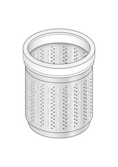 洗濯槽 裏側 イラスト 掃除 きれい 汚れ カビ 除菌 洗浄  separate layer vector