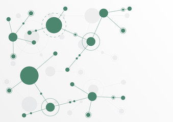 Abstract geometric connect lines and dots.Simple technology graphic background.Illustration Vector design Network and Connection concept.