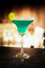 Lime soda cocktail refreshment drink