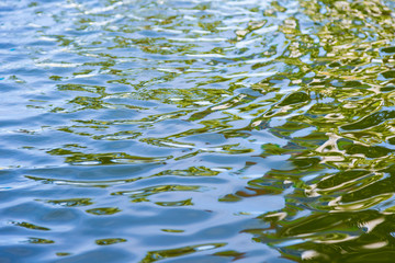 Water wave reflection