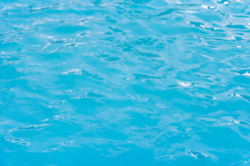 Fototapeta na wymiar Pool Blue water reflection texture