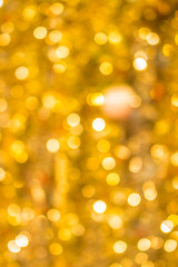 Obraz premium Gold abstract glitter defocus bokeh lights