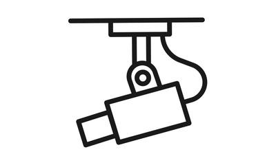 CCTV outline icon for security and surveillance