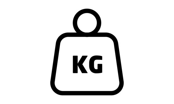 Weight kilogram icon vector image 