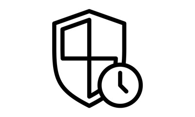 Time security icon for time-sensitive data protection