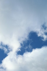 blue sky with clouds