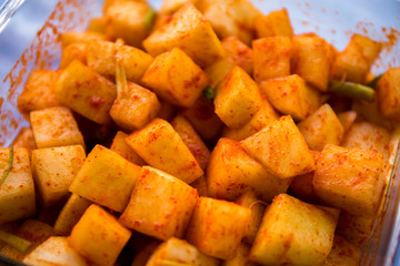 Kimchi, Diced Radish Kimchi, Kkakdugi