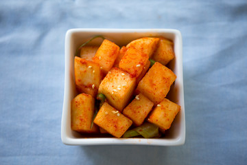 Kimchi, Diced Radish Kimchi, Kkakdugi