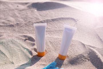 woman sunscreen beach summer sun protection.